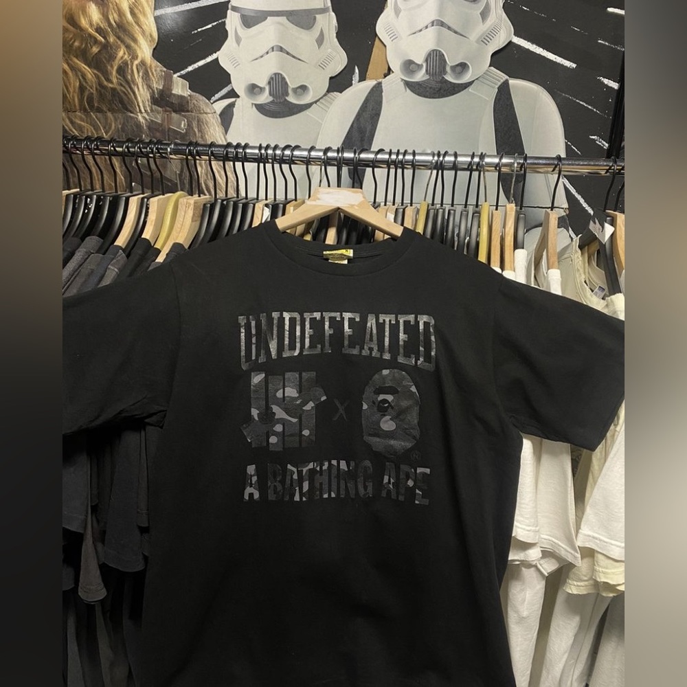 A Bathing Ape Bape X Undefeated Tee shirt size M